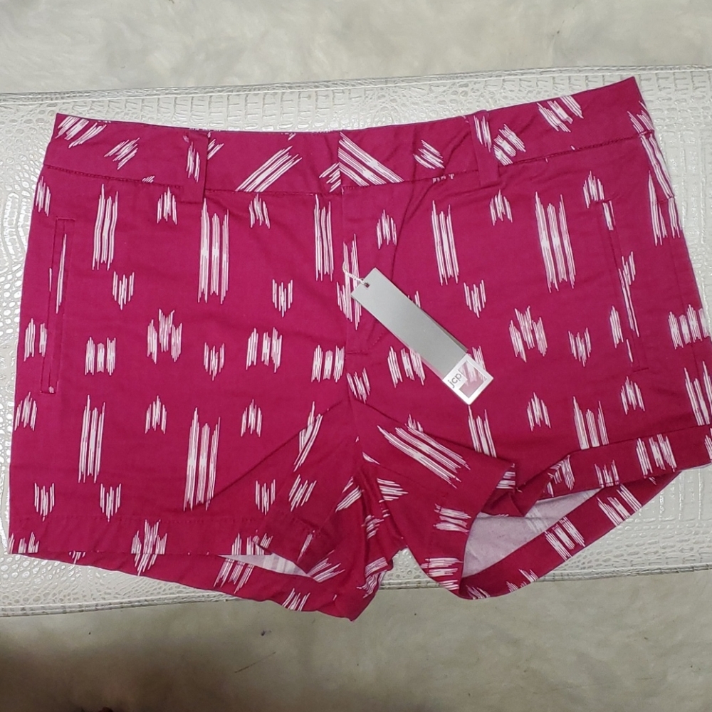 Pink & white JCP shorts